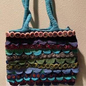 Colorful Felt Purse